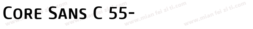 Core Sans C 55字体转换